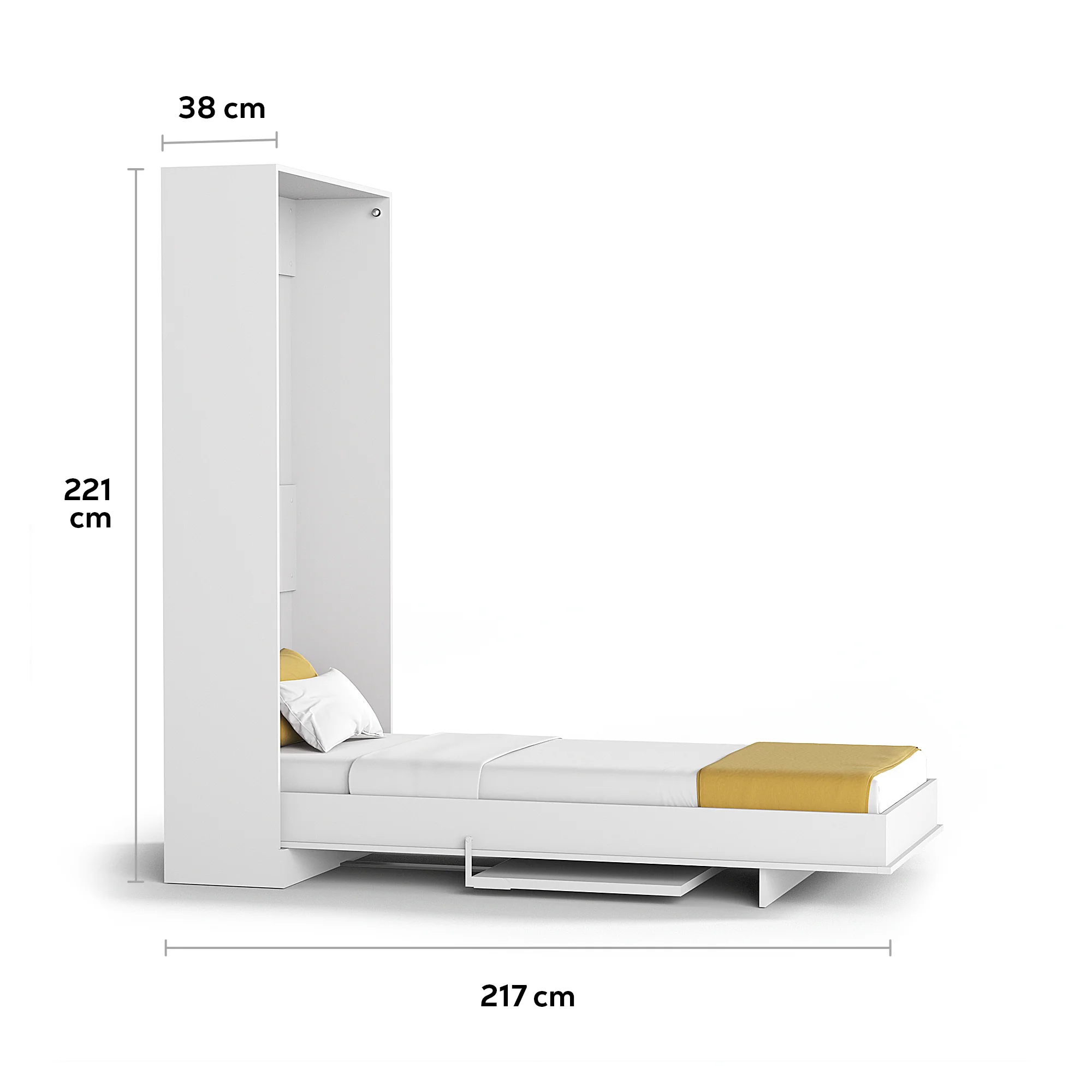 Multimo Primer Schrankbett mit Schreibtisch